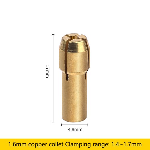 Quality Brass Drill Chuck Collet Bit For Dremel Rotary Tools Adapter 1.0mm-3.2mm - Bild 8 von 13