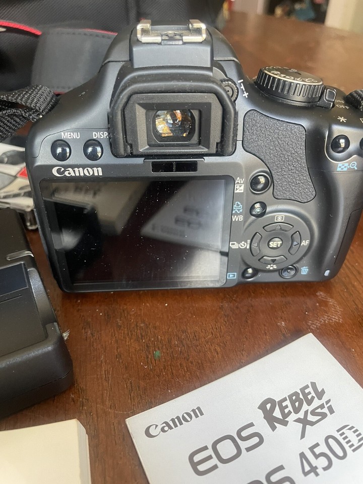 Canon REBEL xsi EOS 450D With Accessories eBay