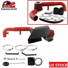Cold Air Intake System Kit For Golf GTI MK6 2.0 TFSI 11-12 EA113 Red Filter Pipe