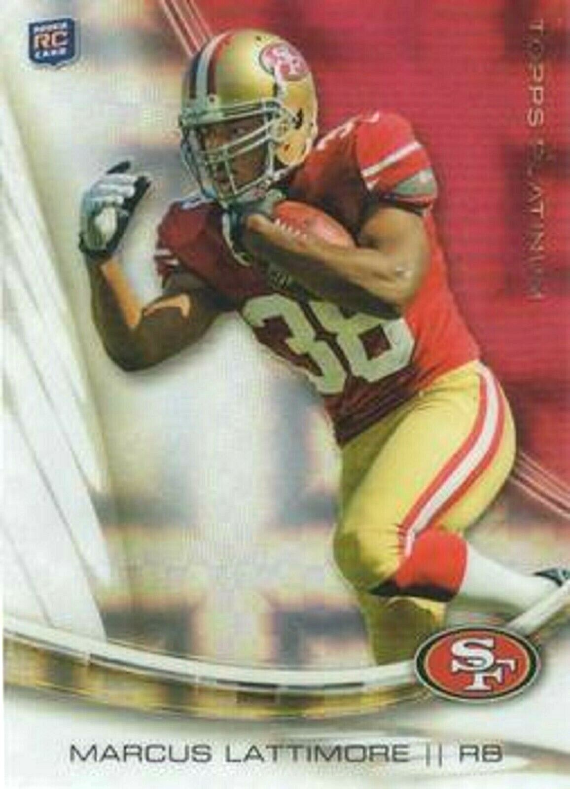 2013 Topps Platinum Xfractors #146 Marcus Lattimore RC San Francisco 49ers