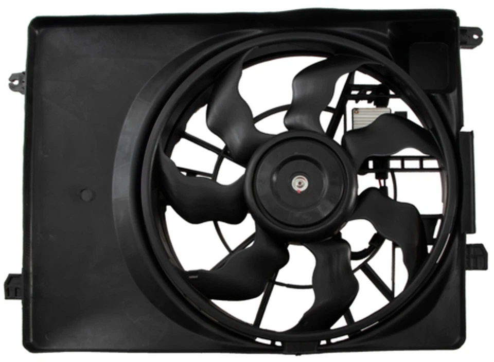 Conjunto de ventilador de refrigeración del motor 4 estaciones para Kia Sportage 2016-2021 2,4 L L4 Foto 2 de 4