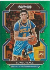 2022-23 Panini Prizm Lonzo Ball Green Prizm SP Chicago Bulls