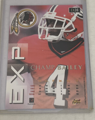 1999 Playoff Prestige EXP Football Card #36 Champ Bailey Rookie | eBay