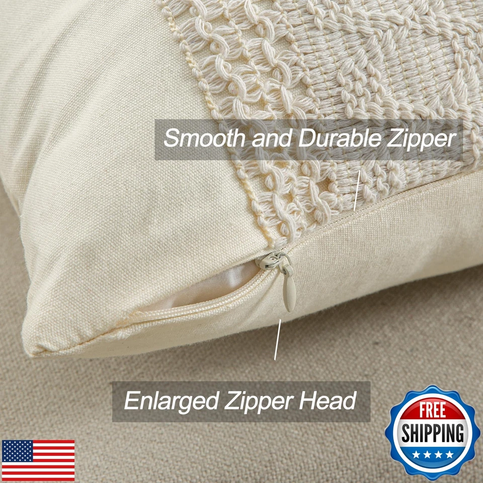 Поясничные наволочки Mayler Yee 12 x 20 дюймов 1 шт для фермерского дома Living R - Изображение 3 из 4