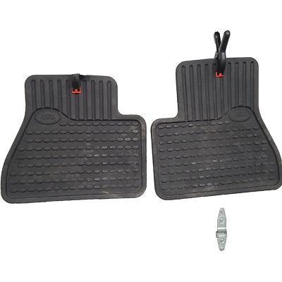 Land Rover Freelander 2002-2005 OEM Black Rubber Rear Right Left Floor Mats