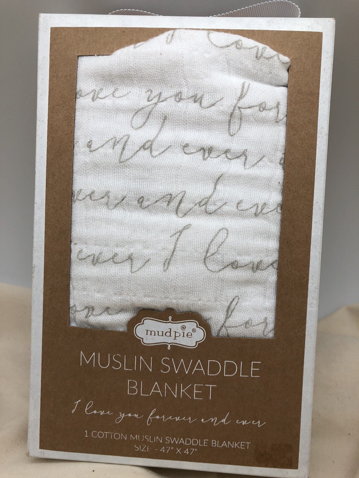 i love you swaddle blanket