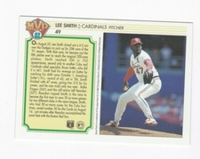 1992 Upper Deck MLB Team MVP Holograms #49 Lee Smith Cardinals