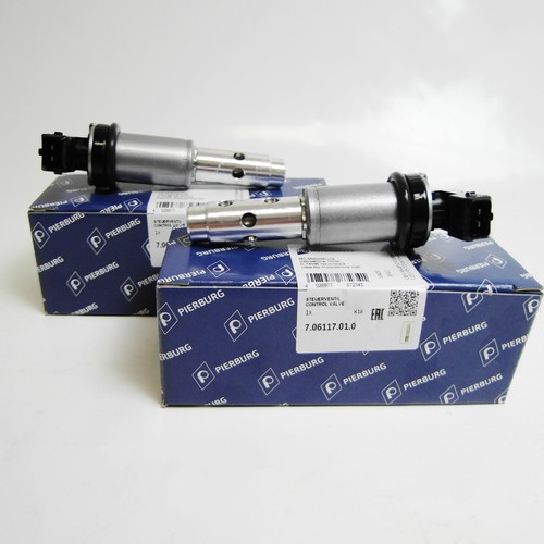 2x PIERBURG Vanos Solenoid Valve Camshaft On + Exhaust for BMW N51 N52