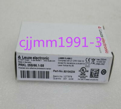 1PC NEW Leuze Sensor PRKL 25B/66.1-S8 50104234 One Year Warranty cl