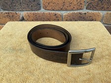 Embossed Mens Leather Belt  Sz: Length 42  /107 cm