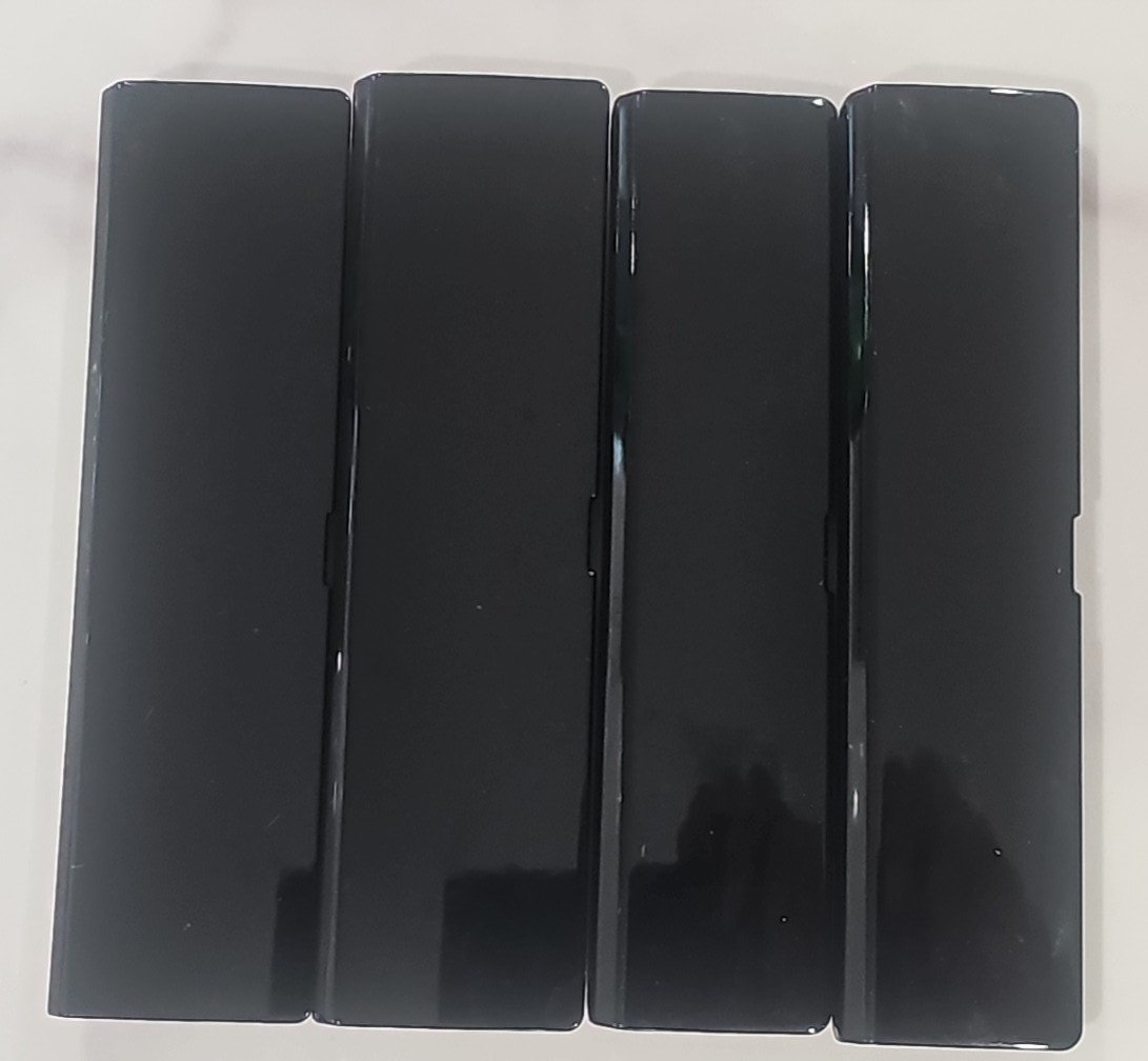 2023-2026 TOYOTA BZ4X  Roof Side Garnish Lid Cap with tool  COVER SET BLACK OEM