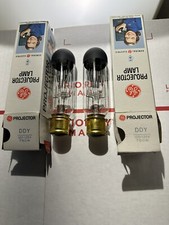 DDY "2-pack" projector lamp projection light bulb 120-125v 750w, NOS G.E. brand
