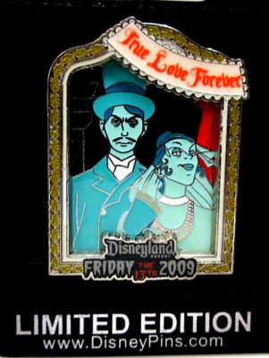 DLR FRIDAY THE 13TH 2009 PIN CONSTANCE & FRANK TRUE LOVE FOREVER-LE 1000- #66761