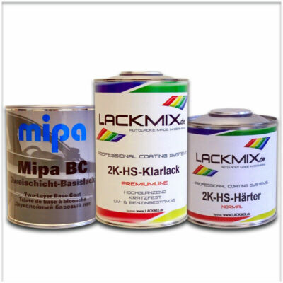 Opel / Basislack+2K HS Klarlack/Härter / Set 2,5 L. / Auswahl 108 bis 30D / Mipa