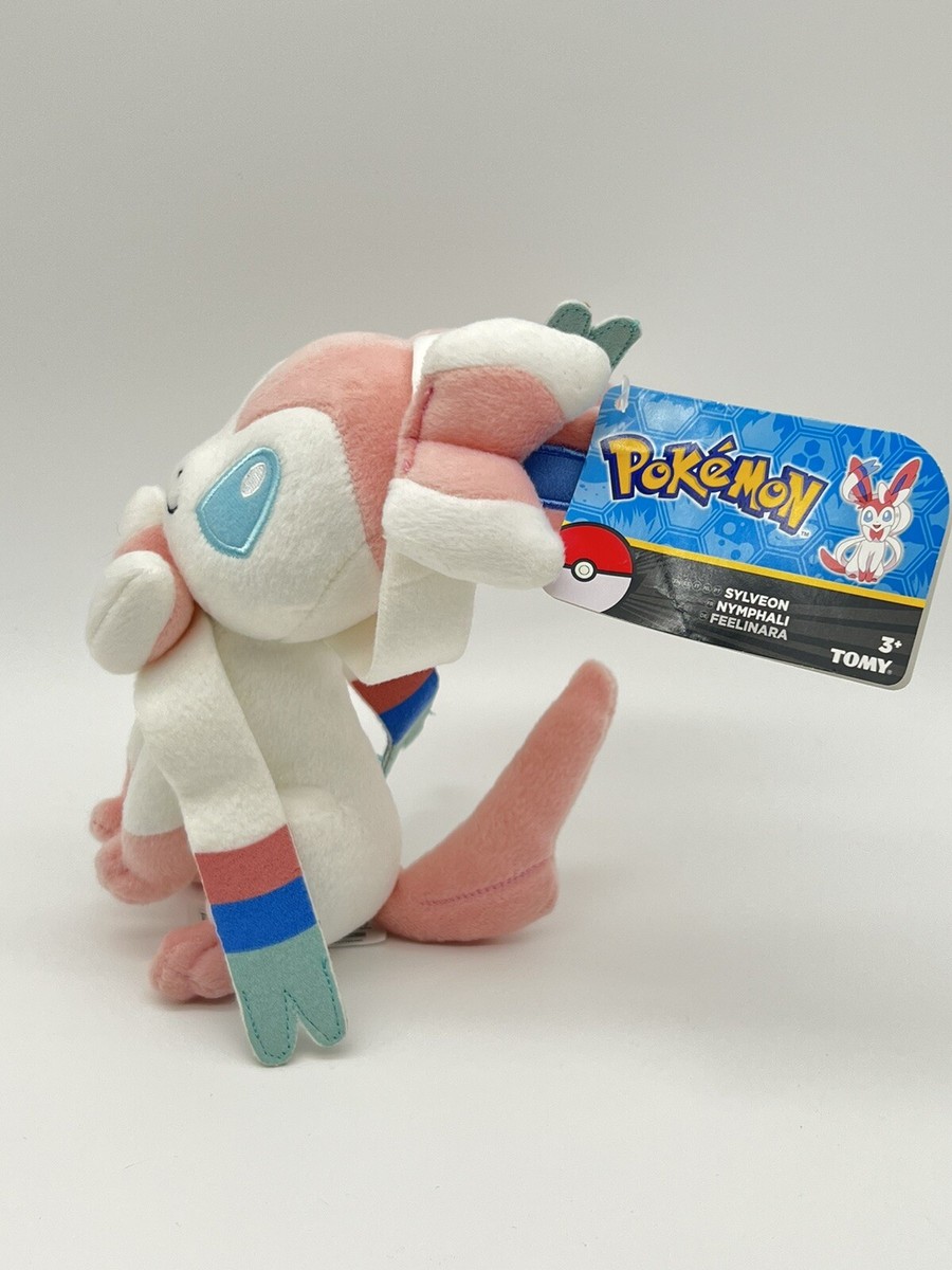 TOMY 2017 Pokemon Sylveon 8” Soft Plush Rare NWT