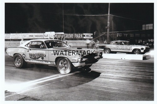 Vintage NHRA Drag Racing - CLAYTON WRIGHT'S "SLO-MOTION" vs "Super SHANGRI-LA"