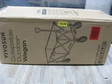 VIVOSUN  Collapsible Folding Wagon Utility Outdoor Camping Beach Cart VSFW001 