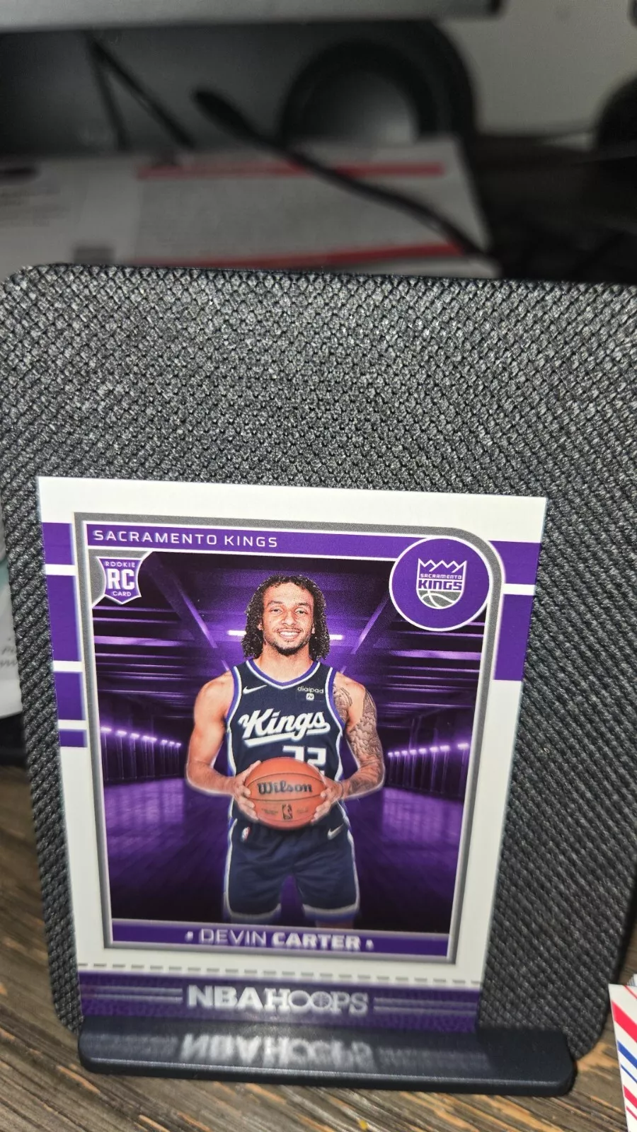 Devin Carter trading card