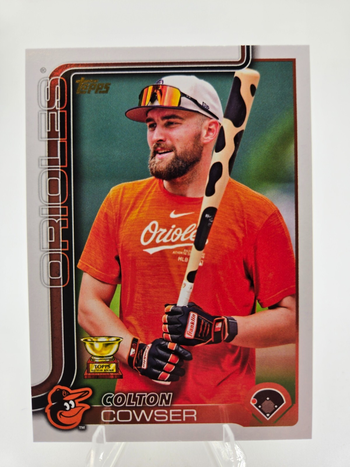 2025 Topps Series 1 - Colton Cowser Golden Mirror Image Variation SSP #230