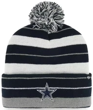 New '47 Dallas Cowboys Cap Beanie Skull Knit Ski Hat Toboggan adult men's NWT