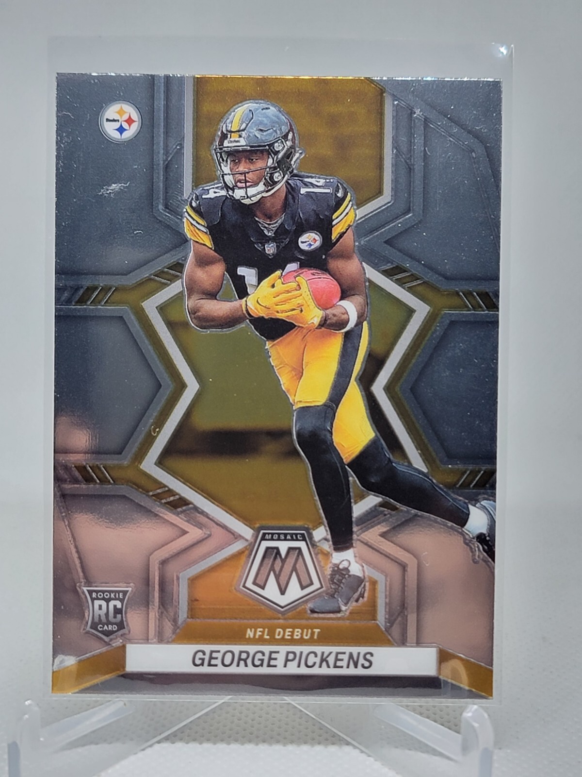 2022 Panini Mosaic George Pickens #282 Rookie NFL Debut Steelers RC E2E