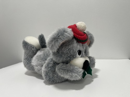 Peluche Topo Natalizio Grigio Compagnia Orso d'Oro 14" Vintage - Foto 13 di 16