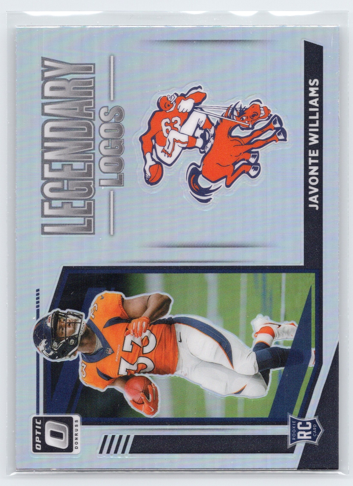 Javonte Williams - 2021 Donruss Optic - Legendary Logos #LL-6 - Denver Broncos