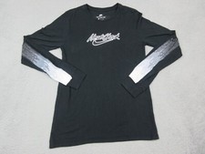 Nike Shirt Mens Small Black Chase Reed Heat Check Basketball Logo