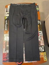 Perry Ellis Portfolio men’s blue 100% Polyester dress pants Size 40X32