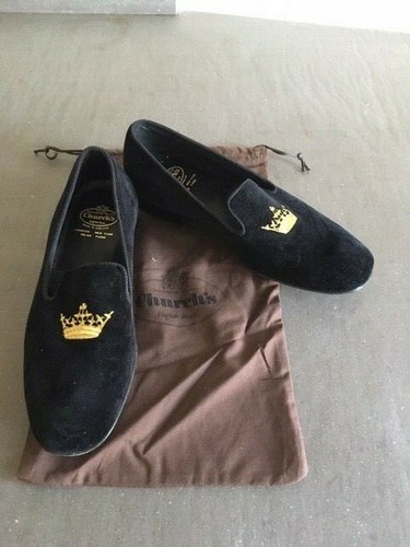 Church original mocassino uomo velluto/man velvet shoes | eBay