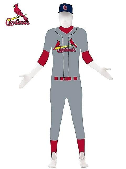 MLB St Louis Cardinals Youth Halloween Team Uniform Skin Suit Size