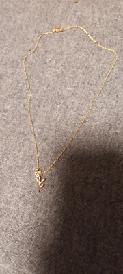 Tosh Kette Mit ANHÄNGER ROSE Gold Farben