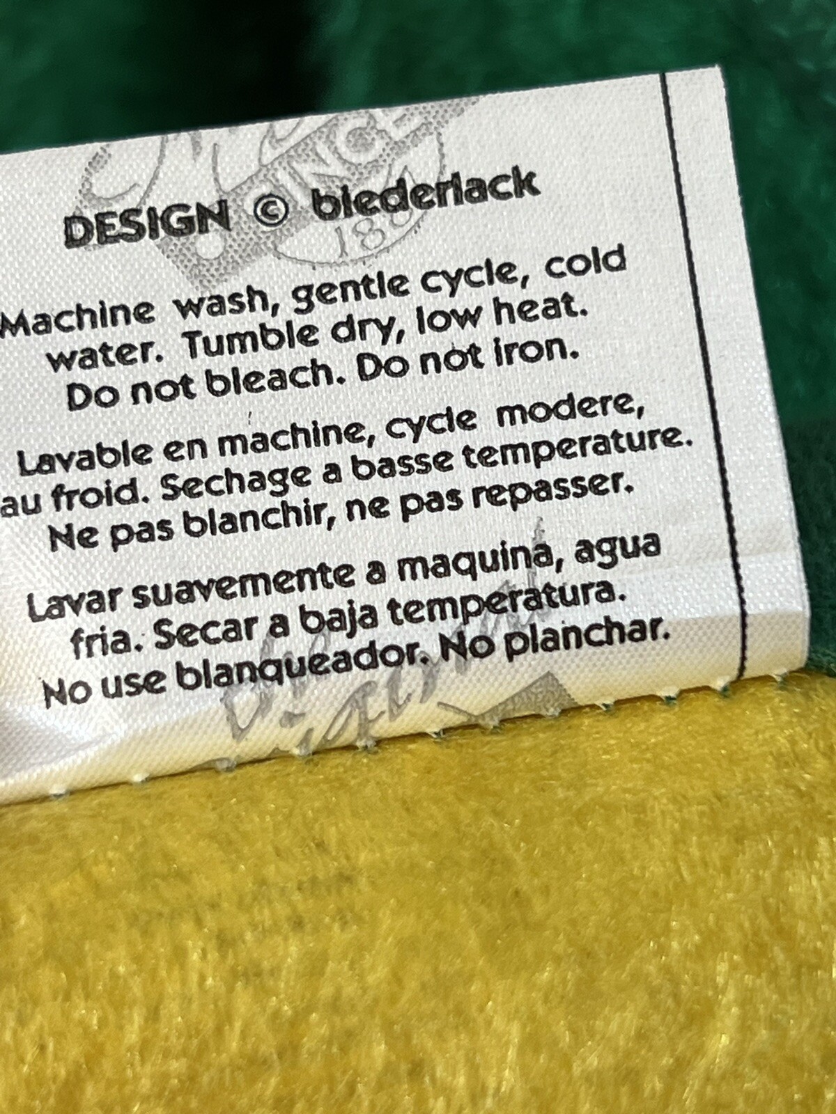 Biederlack John Deere Throw Blanket Made in USA 50” x 60” Green and