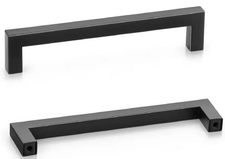 Black matte cabinet on sale hardware
