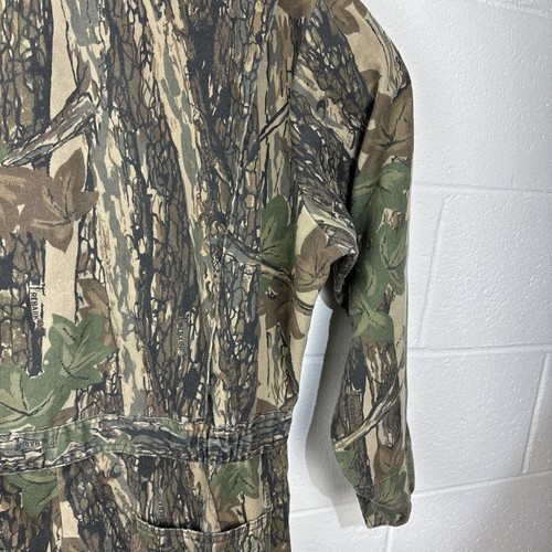 Vintage Deer River Outdoor Apparel Camo Hunting Coveralls Size M-R Made in USA - Picture 21 of 24