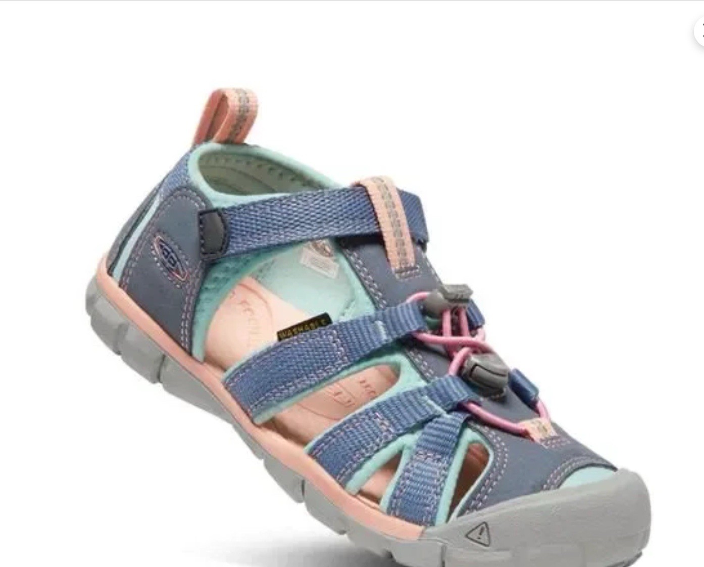 Scarpe sandalo acqua pescatore Keen Flint Stone Ocean Wave Sea Camp II taglia 6 NUOVE