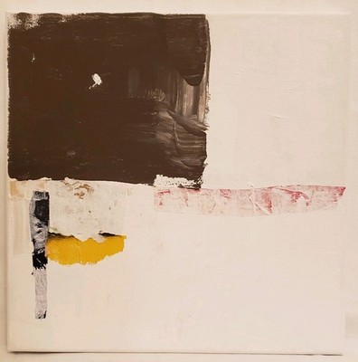 No.690 Original Abstract Modern Minimal Texturd Painting By K.A.Davis 