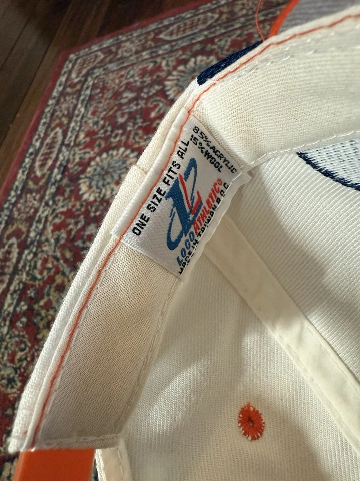 Ricky Rudd Logo Atlético Doble Tiburón Vintage Snapback Sombrero, NASCAR #10, Lana Foto 3 de 4