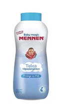 2p. TALCO PARA BEBÉ MENNEN. BABY MAGIC MENNEN, 200G. c/u