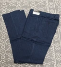 New Joseph Abboud Men's MODERN FIT 100% Linen Dress Pants - Size 32 - Navy Herri