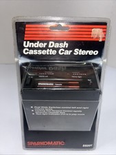 Vintage Sparkomatic Ss201 Underdash Car Radio Cassette Player Stereo New Sealed