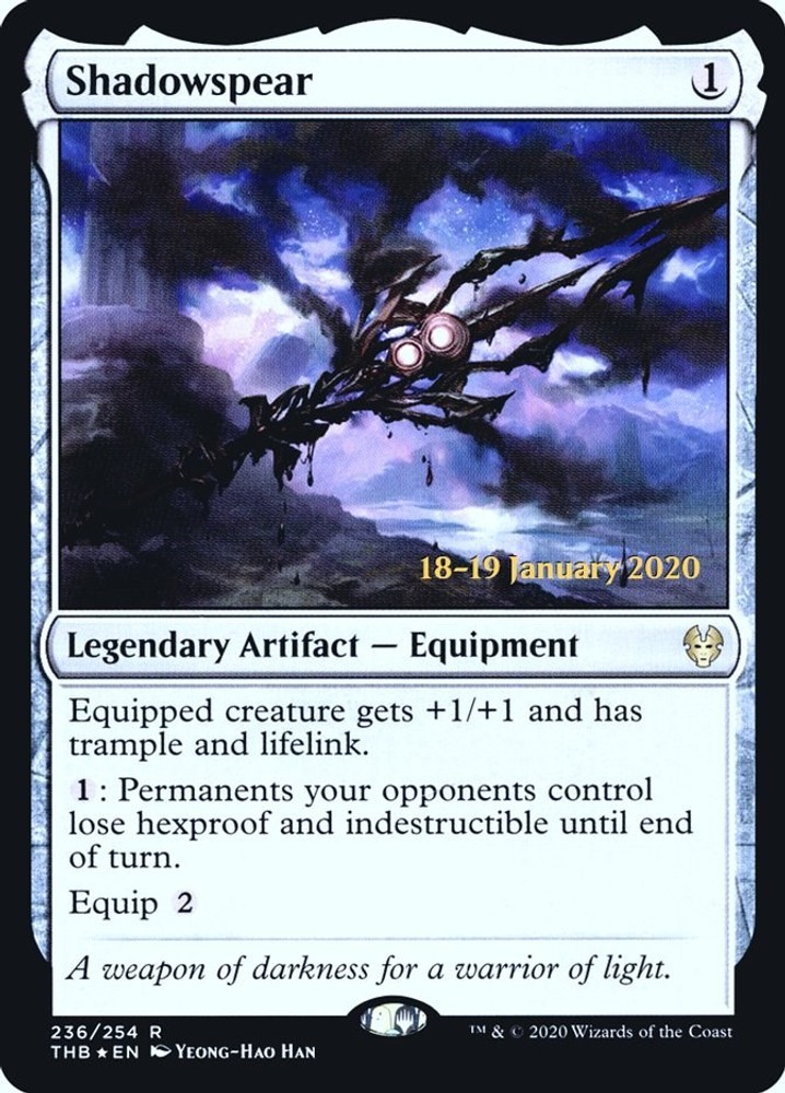 Shadowspear #236 *Foil* (LP) Prerelease Cards (PRE) MTG