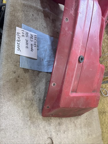 1982 Honda Atc 200 E Left Rear Fender Plastic 335 - Picture 4 of 15
