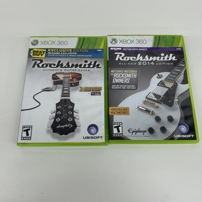 Rocksmith 2014 Edition/ Rocksmith Authentic Guitar Games Xbox 360. CIB
