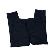 Quince Womens Size Large Petite LP Stretch Ponte Slim Leg Pant Black Pull On A2