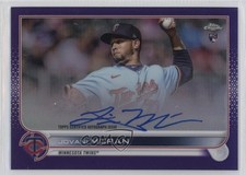 2022 Topps Chrome Rookie Purple Refractor /250 Jovani Moran #RA-JMO Auto z7d