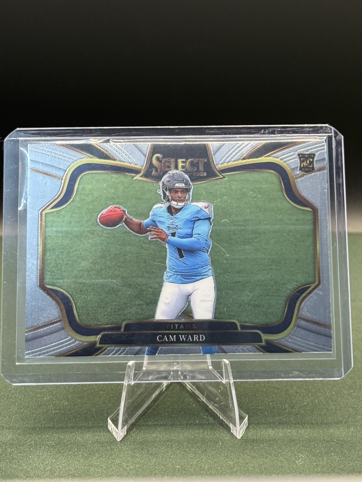 2025 Panini Select Football  Field Level Cam Ward  (RC) base Titans Rookie 