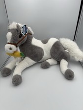 Animal Alley Toys R Us 20" Gray  White Horse Pony Plush Stuffed Animal