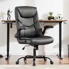 OLIXIS Ergonomic Home Office Desk Chair - Executive Big Tall High Back with C...