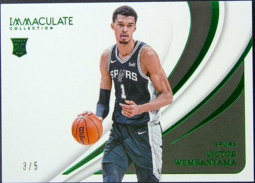 LeBron James & Victor Wembanyama Patch /99 2023 Panini Immaculate 